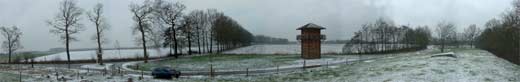 The first snow of winter has fallen.