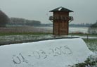 De toren zag er vandaag als een echte grenspost uit..