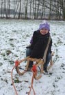 Well, at least Jeroen had much fun in the snow!