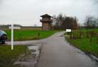 Not a good start of the year - wet and windy, and graffiti defacing the tower...