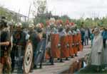 On the march