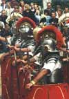 A neat row of Rome's finest.