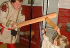 Chariovalda sparring with little Bran (mind the glas!!)...