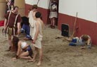 While behind the scenes there was some nasty business between the female barbarian and the beggar..