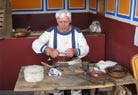 Feeling a bit 'out of his time', Gnaeus/Godfrey adjusting after the Late Roman weekend..