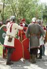 The defenders, British troops..