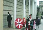 We were stationed in front of the so-called 'Greek House', which could pass for any Roman civic building.