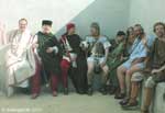 The sitting: a friendly chat with the guys and ladies of VCorbvlo at the open air latrine.