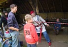 Valerius showing the use of a hasta.