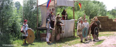 The Court - the Royal cousin, his courtiers, ladies, guards, etc.