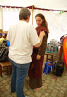 Janneke in a period dress - for the first time!