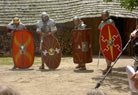 The Romans seem oblivious of the coming troubles and the rising anger of the Batavi. 