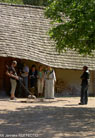 'Burnt soil' in front of a Batavian farm.