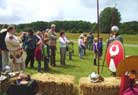 "Tiro" dressing up into a heavy hamata. See the large picture.