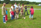Roel from the LHO had an constant line of visitors awaiting their turn.