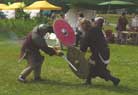 Merovingian Franks duelling..