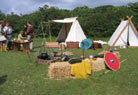 The camp of the Franks. Next time we'll also have a tent to add to the scenery.