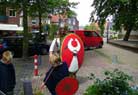 Late Roman patrol, across the market where we raised a few eyebrows!