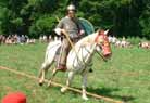 Early Roman cavalry then. This is one of the auxiliaries from Gaul, looking much more martial than the Germans.