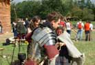 Roleplaying - here two women are struggling with the soldiers who captured them illegally entering the Empire.
