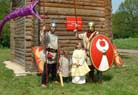 A Fectio group picture: Valerius, Bran, Ariane and Chariovalda.