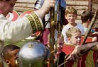 And the kids loved it! They all carried a pilum and a scutum..