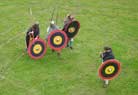 The Minervii from the air, practising formations..