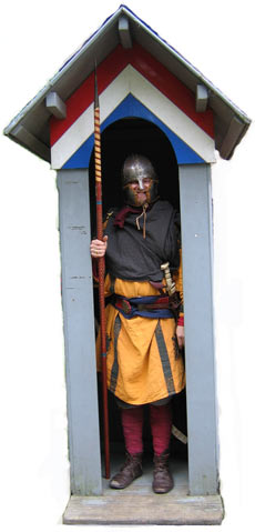 Authari stands guard.