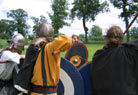 ..on a solid shield wall. The Late Roman Legio Minervia shows it's as steadfast as its ancestors.