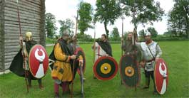 Fectio and the Minervii: Chariovalda, Authari, Publius, Gisalhari, Till and Valerius.
