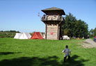 The vicus is ready. The best spot of the area - a nice meadow, sun and shade aplenty.