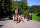 Legio X Gemina enters the fort in front.