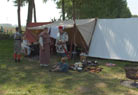 Nice and shady, the tents of the Minervii. A good place to hang around. 