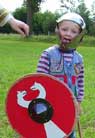Many kids wanting to be dressed up as a Roman ..