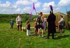 We had plenty of visitors, including our local Frenchman Lafayette ..