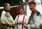 Late Roman chat: Maarten, Maebh and me.