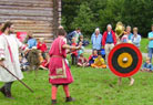 Alexander, Paulus and Patrick battling it out in front of the crowd..