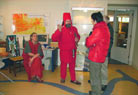 Jean and his wife Marina explaining all about Mithras