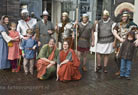 Left to right Joke, Marrit, me and Jeroen, Jonathan, Jurjen, Gerard, Wim (plus young visitor). Sitting: Hanneke and Marina.