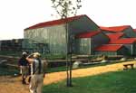 The reconstructed baths of Xanten, attempting to look like the real building..