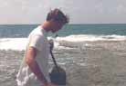 Menno by the sea, at Herod's Palace.