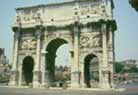 This is how Ecce Homo arch may have looked - Constantine's arch in Rome.