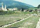 The sparse remains during the excavation of 1983.