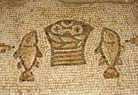 This part refers to the Multiplication of the Loaves and the Fishes.